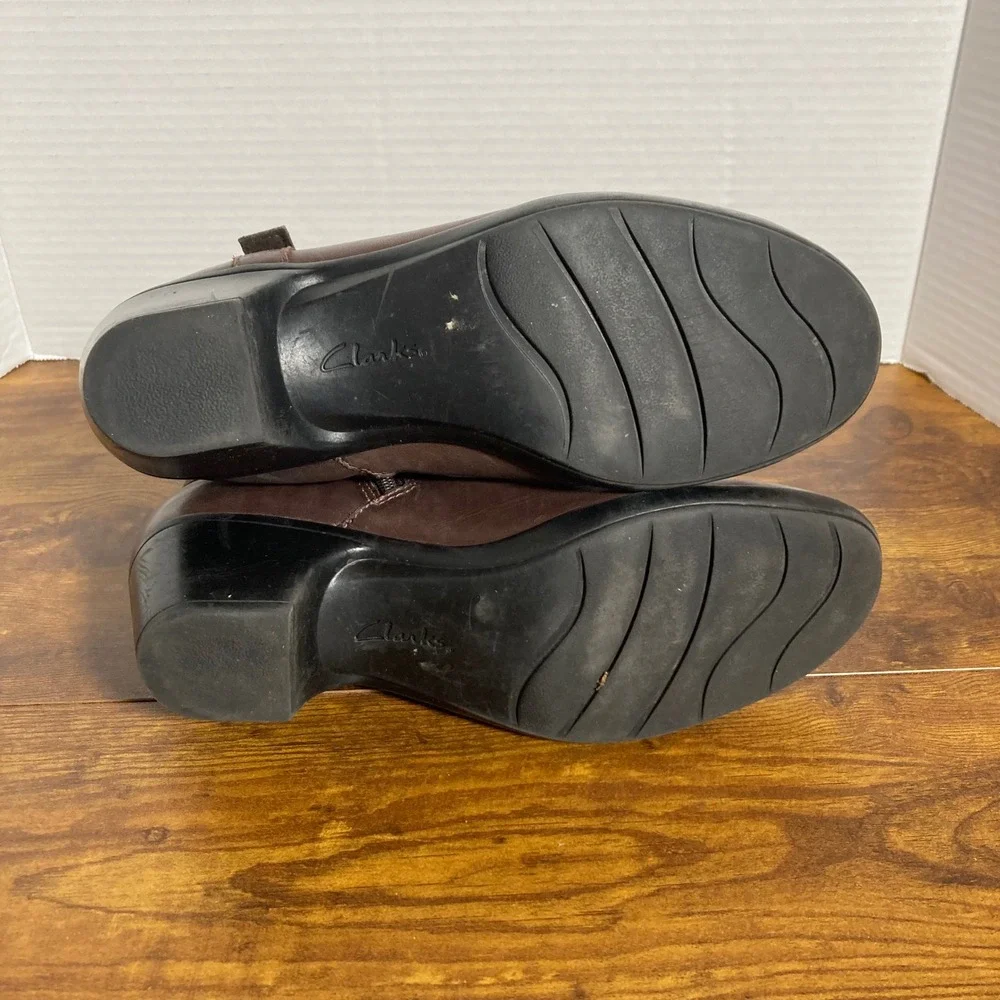 Clarks brown leather
